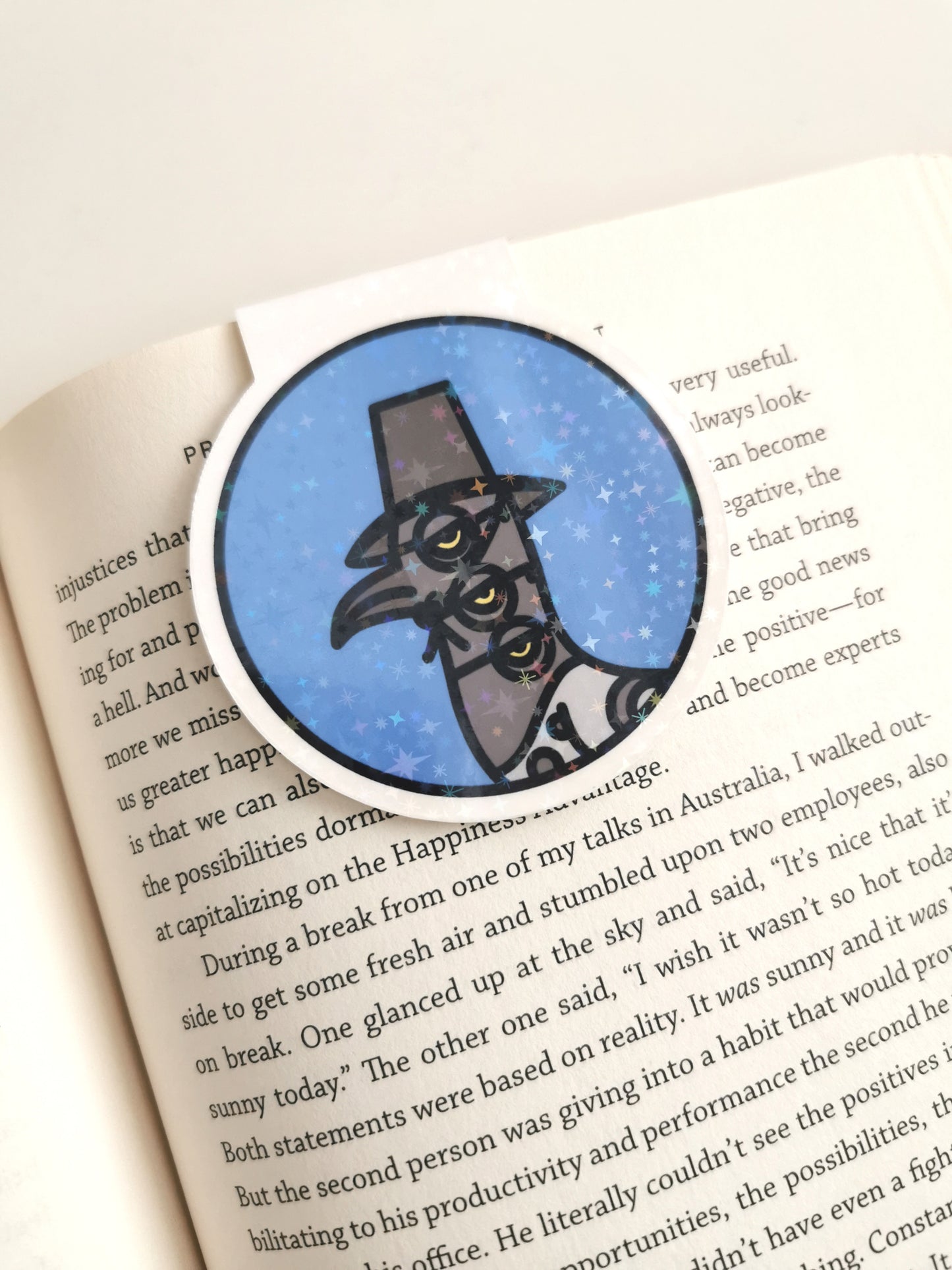 6 Eyed Magpie Magnetic Bookmark