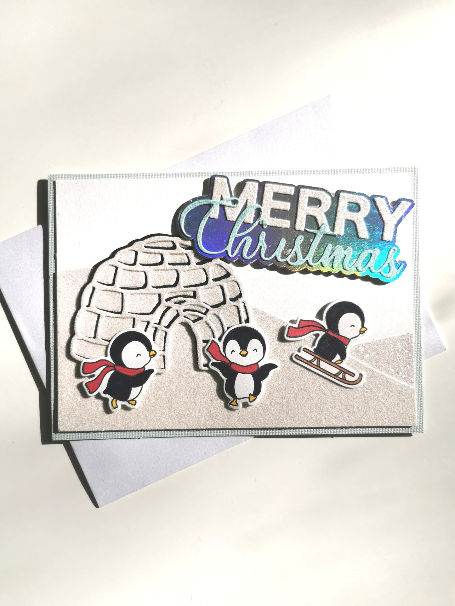 Card Corner - Playful Penguins Card