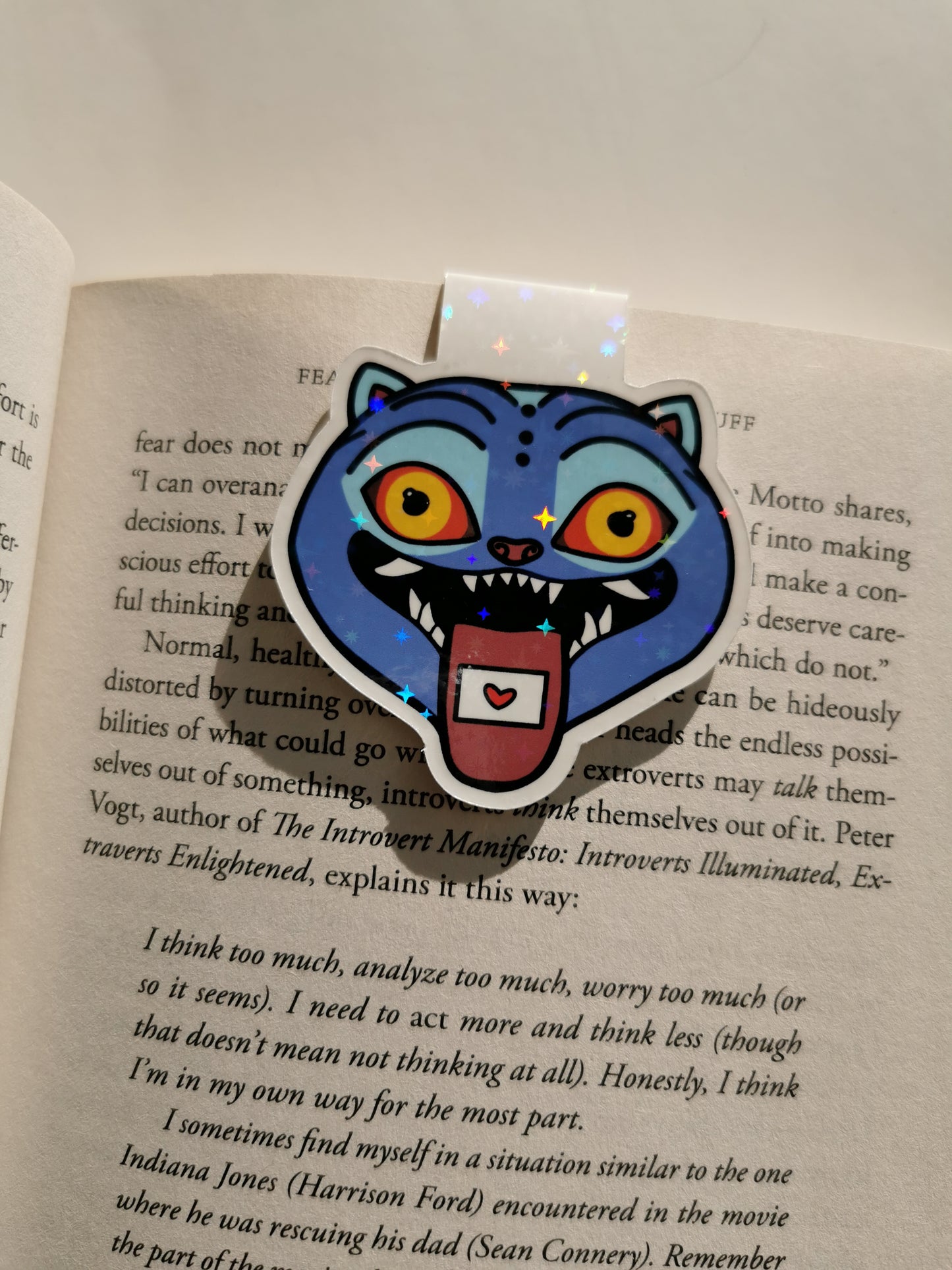 Derpy Tiger Magnetic Bookmark