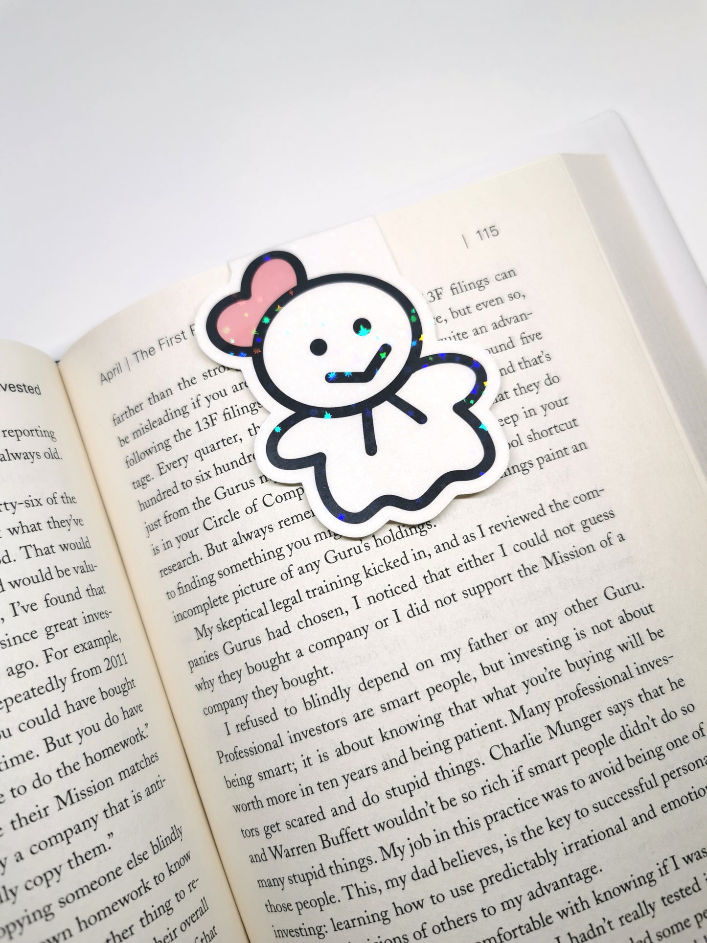 Ghost Doll Magnetic Bookmark