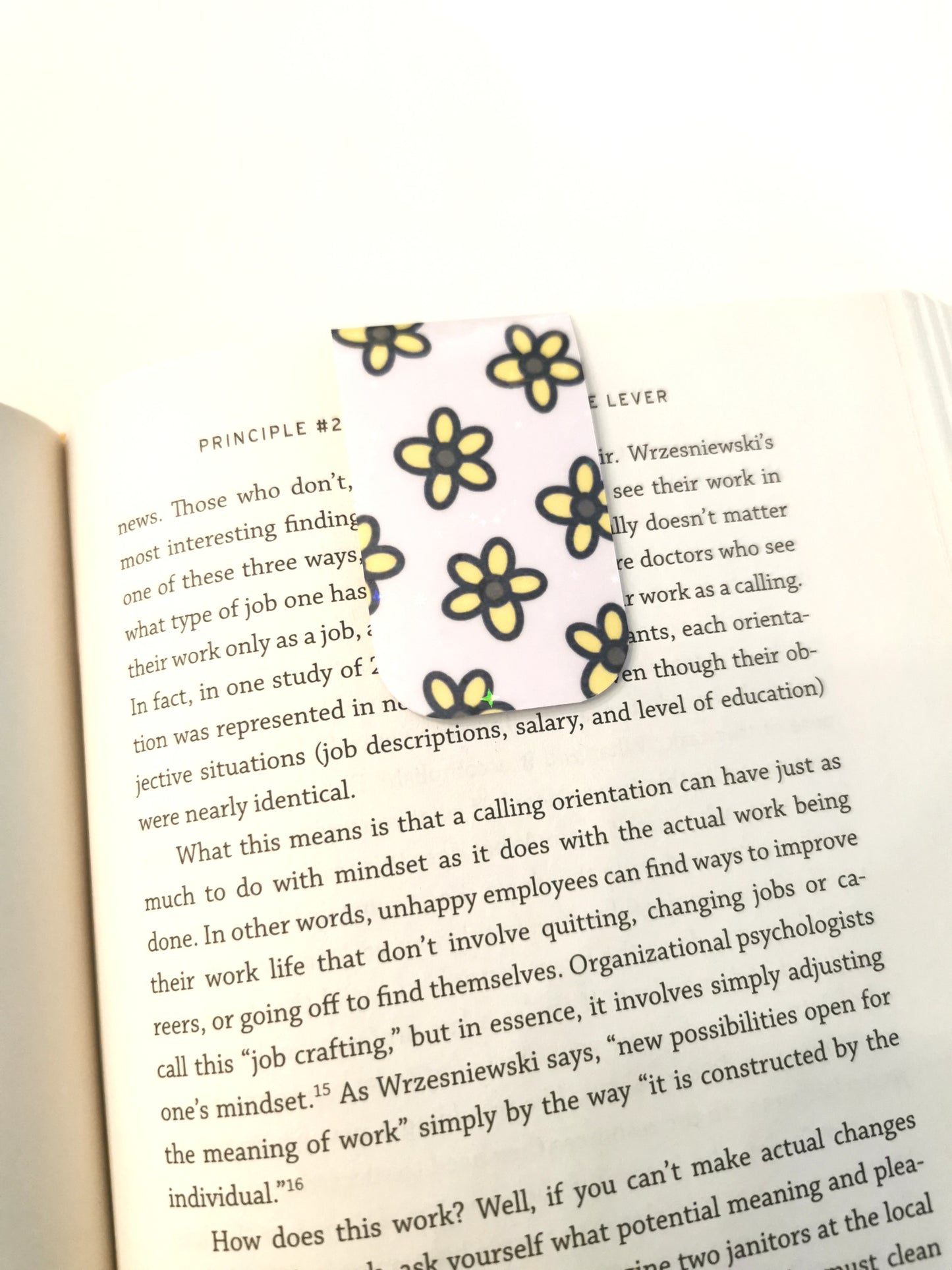 Spring Flowers Magnetic Bookmark