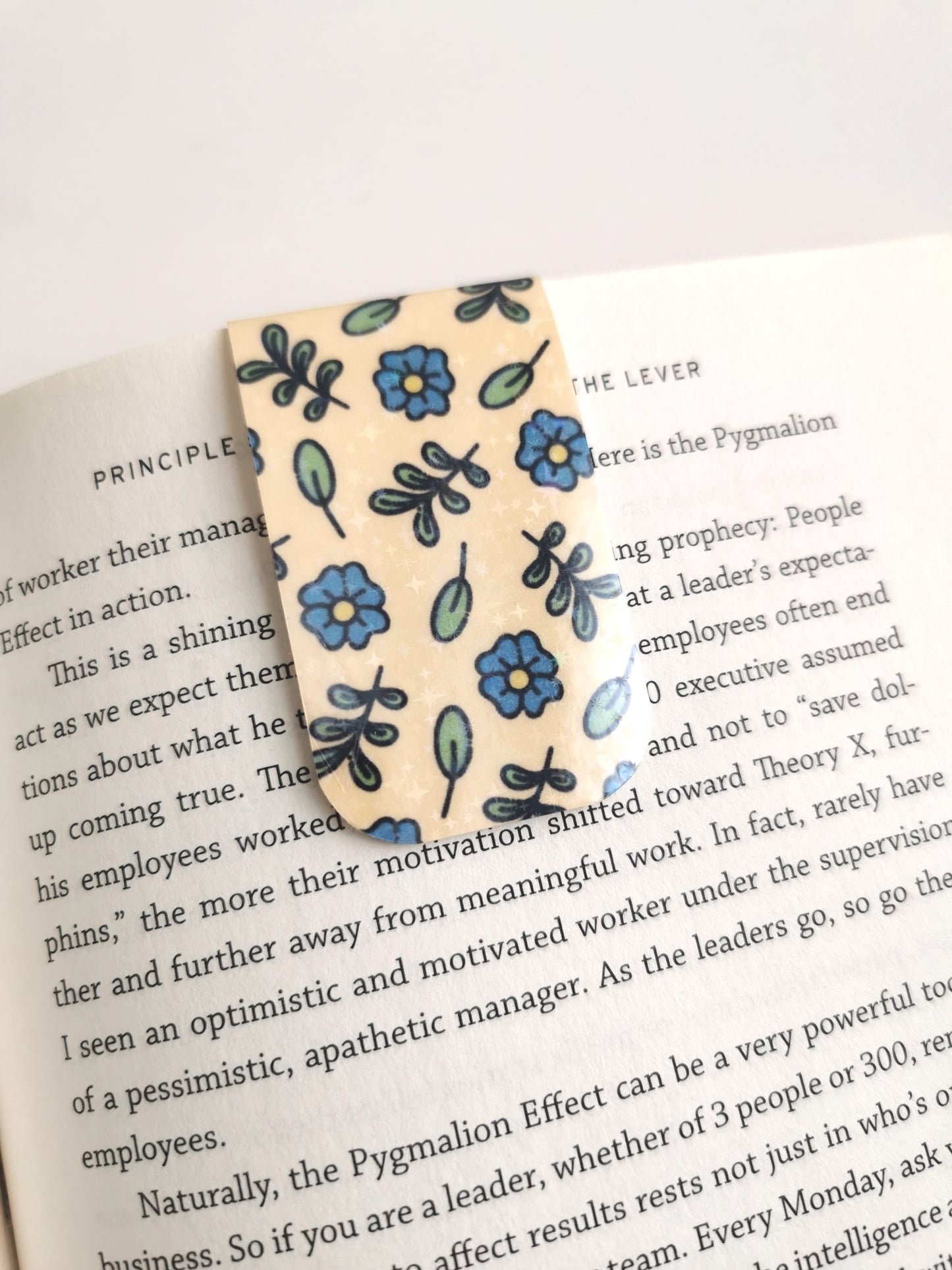 Spring Flower Magnetic Bookmark