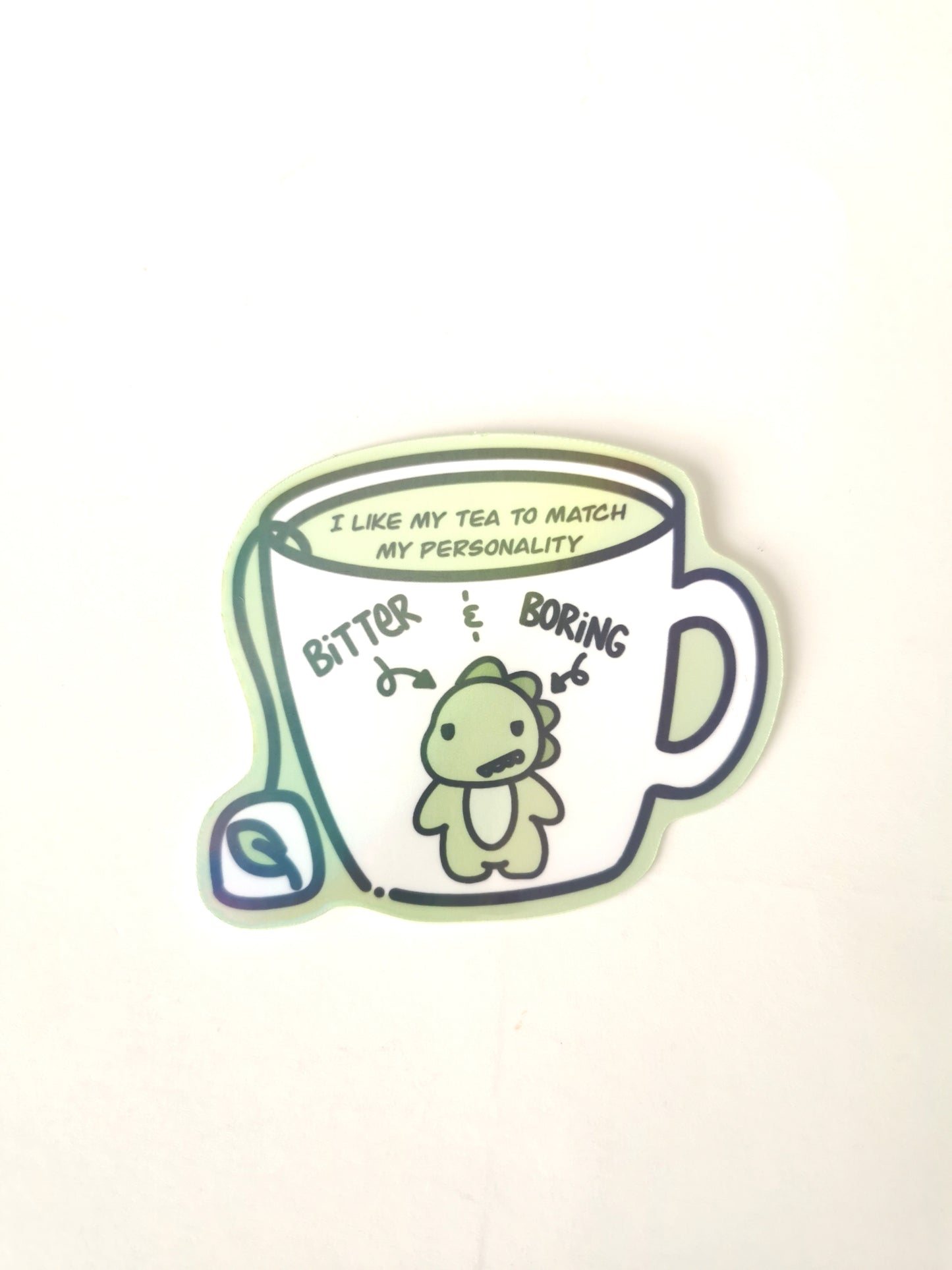 Bitter and Boring Die Cut Sticker