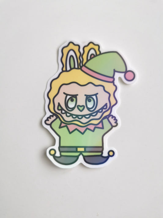 Labubu Elf Edition Die Cut Sticker