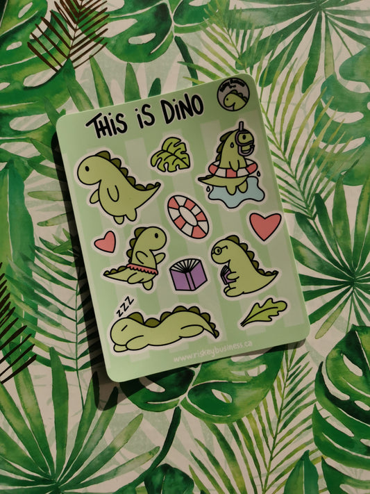 This Is Dino Sticker Sheet