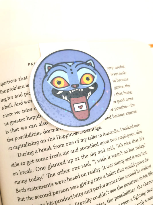 Derpy Tiger Magnetic Bookmark