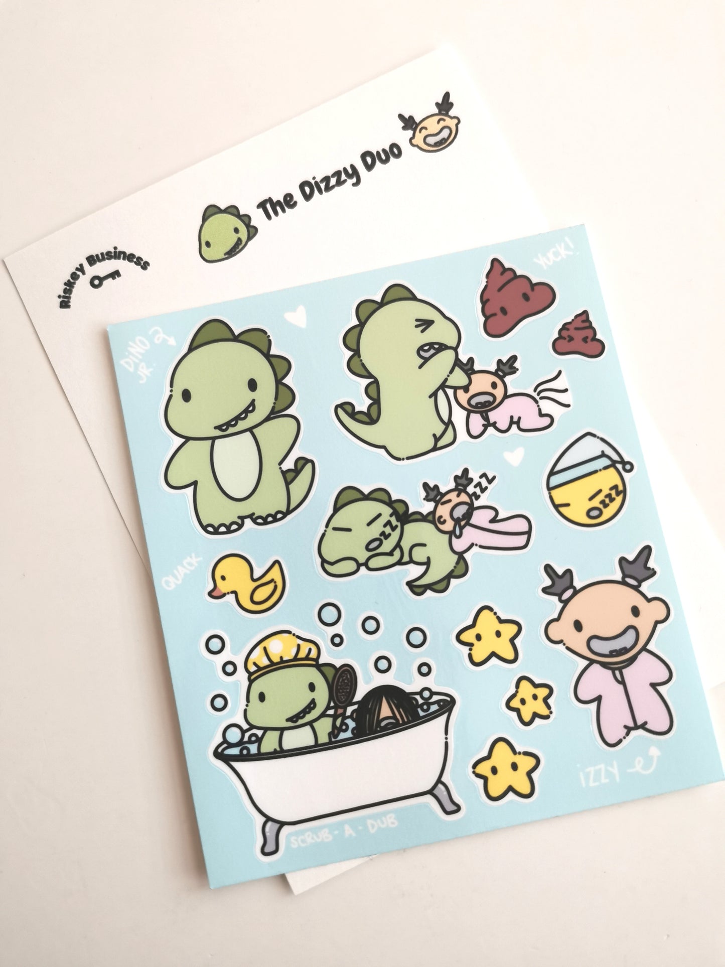 Dizzy Duo Sticker Sheet