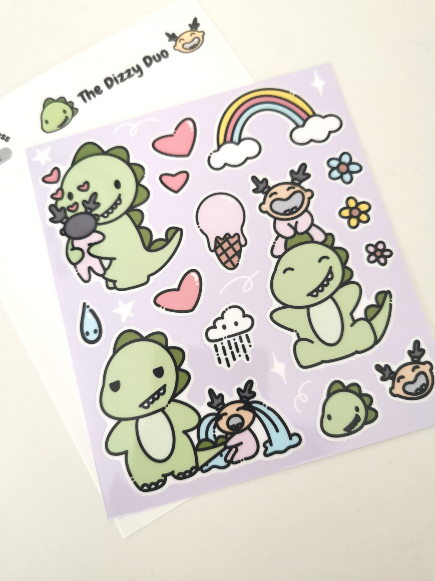 Dizzy Duo Fun Sticker Sheet