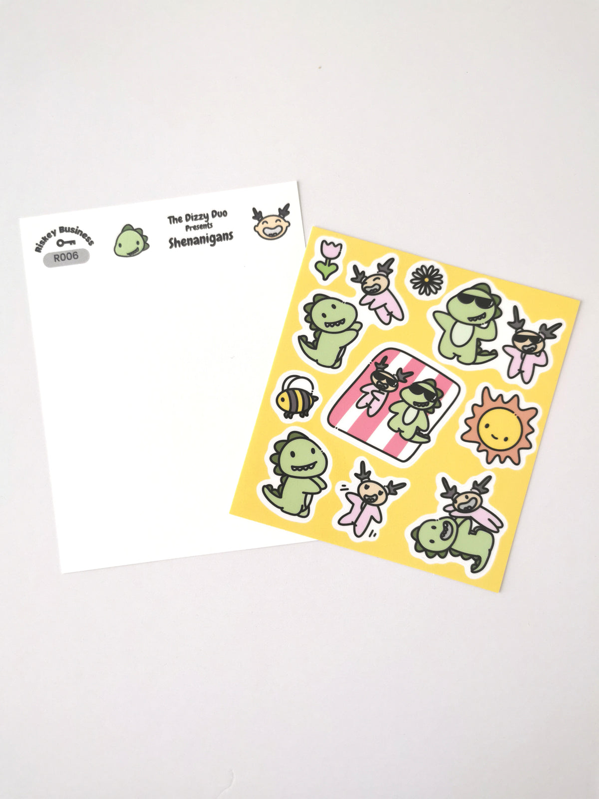 Dizzy Duo presents Shenanigans Sticker Sheet