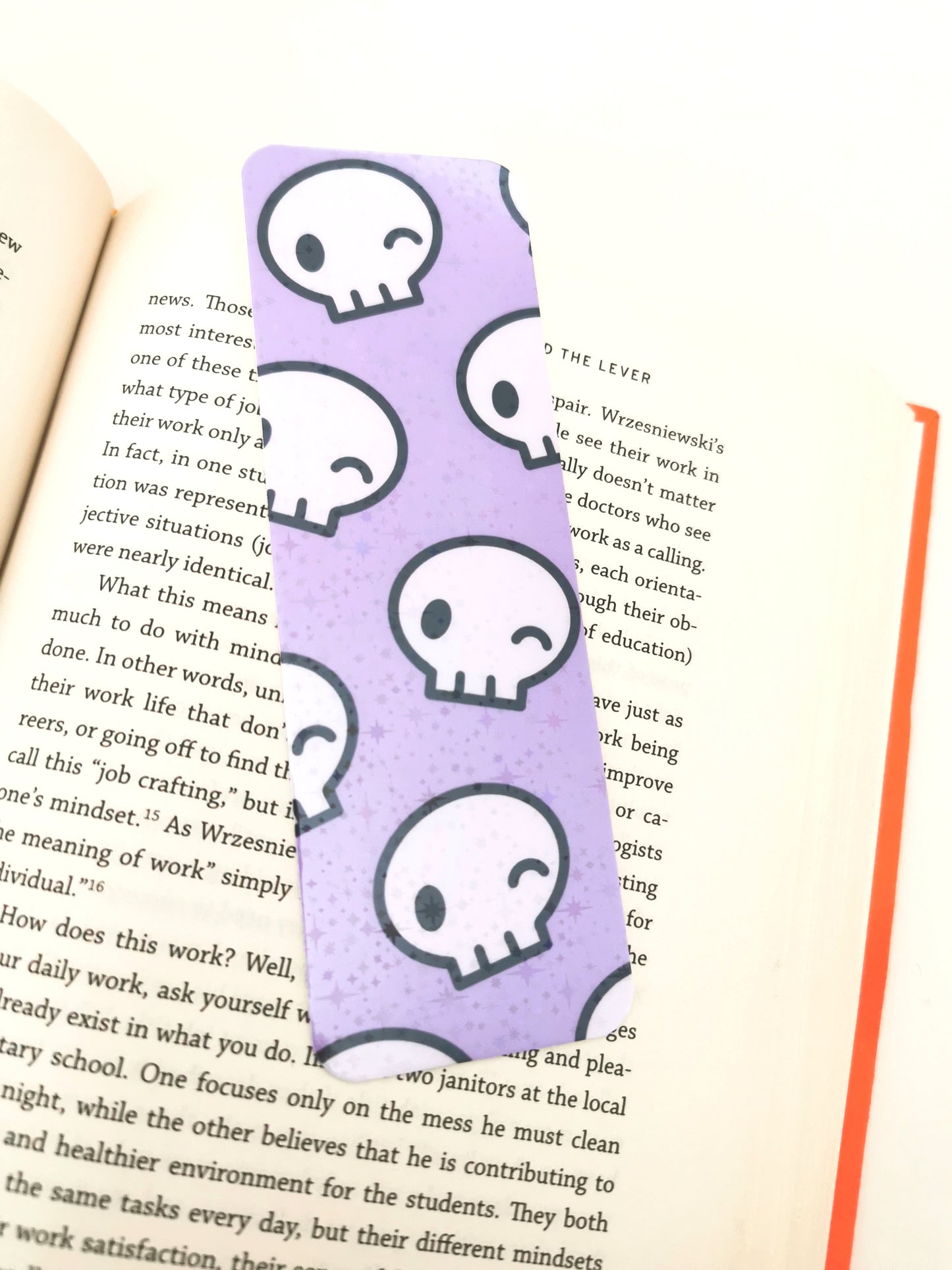 Kuromi Skull Bookmark