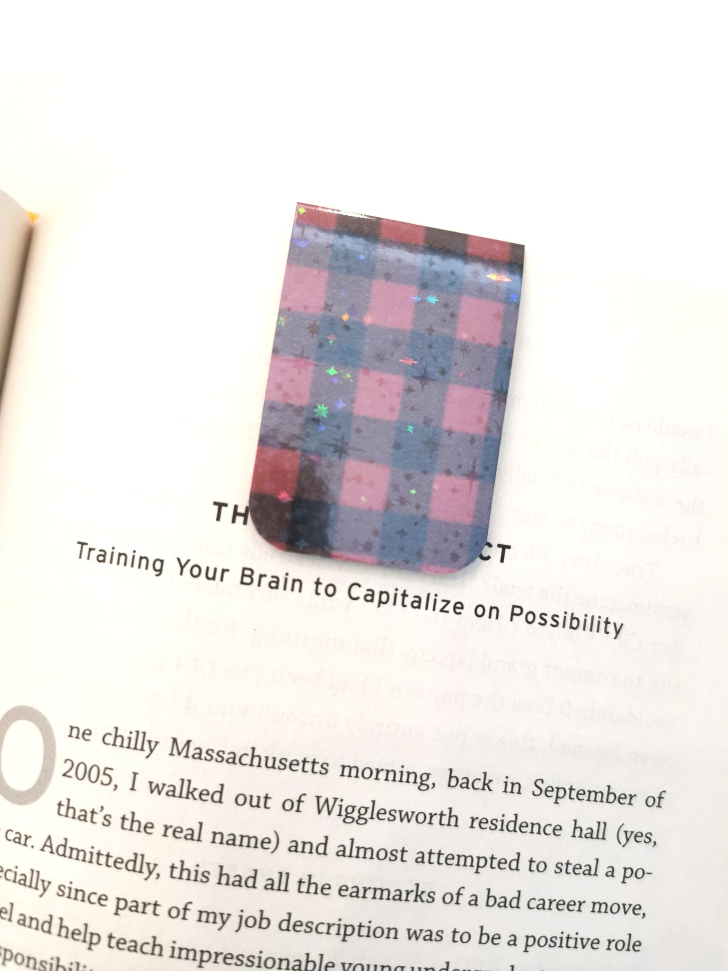 Flannel Magnetic Bookmark