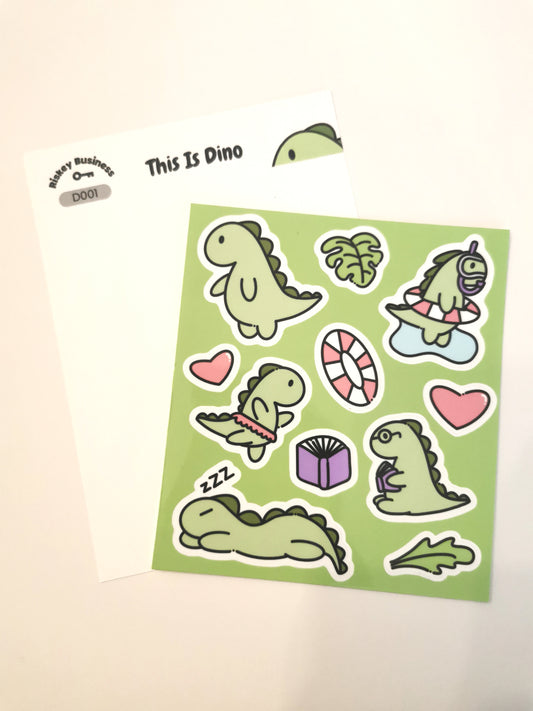 This Is Dino Sticker Sheet