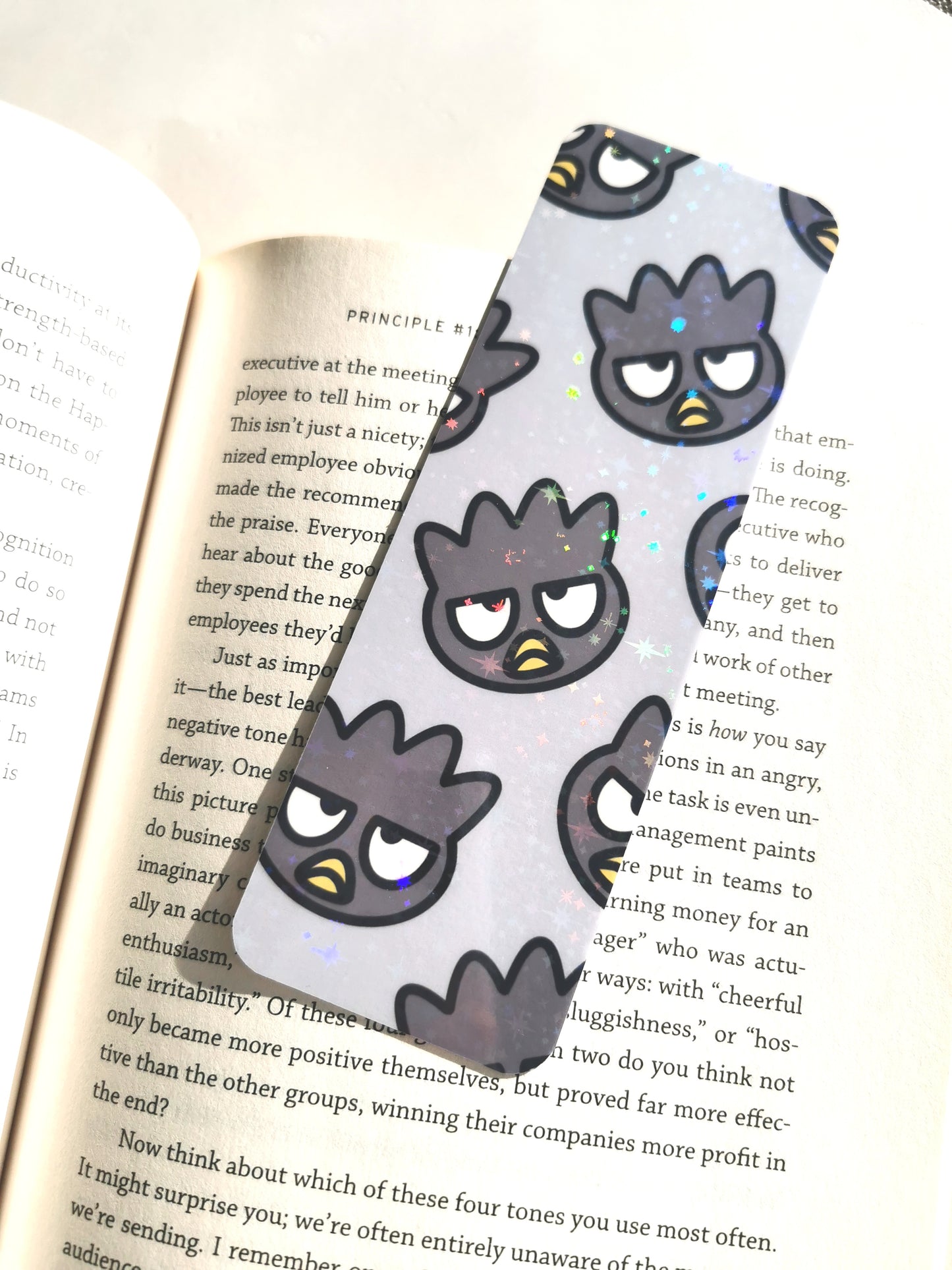 Grumpy Penguin Bookmark