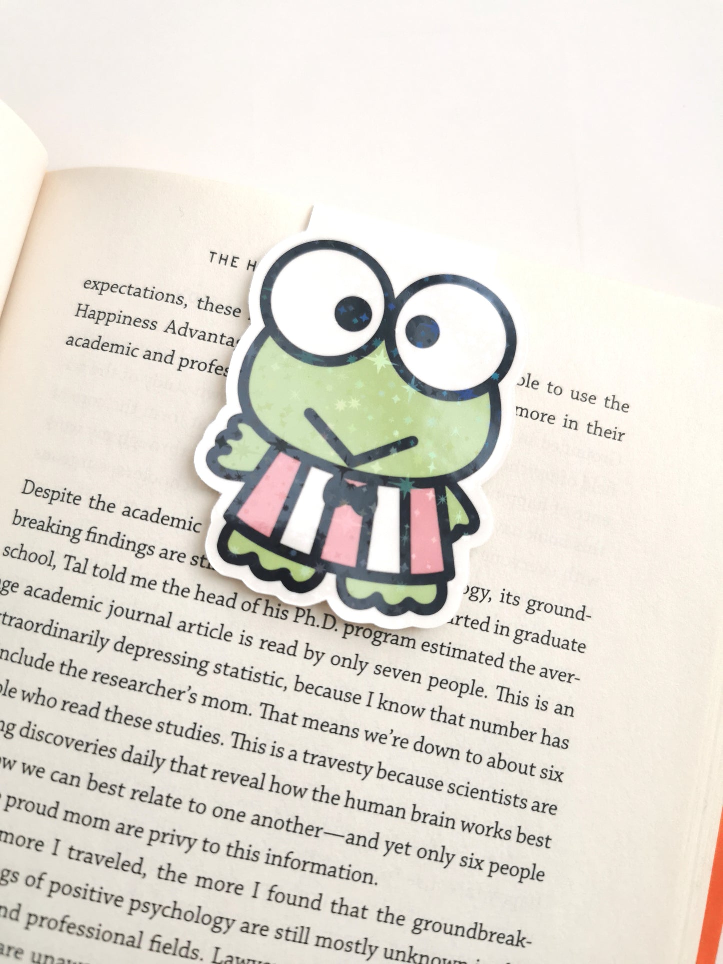 Cute Frog Magnetic Bookmark