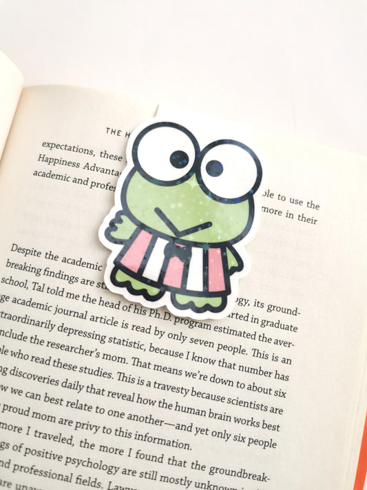 Cute Frog Magnetic Bookmark