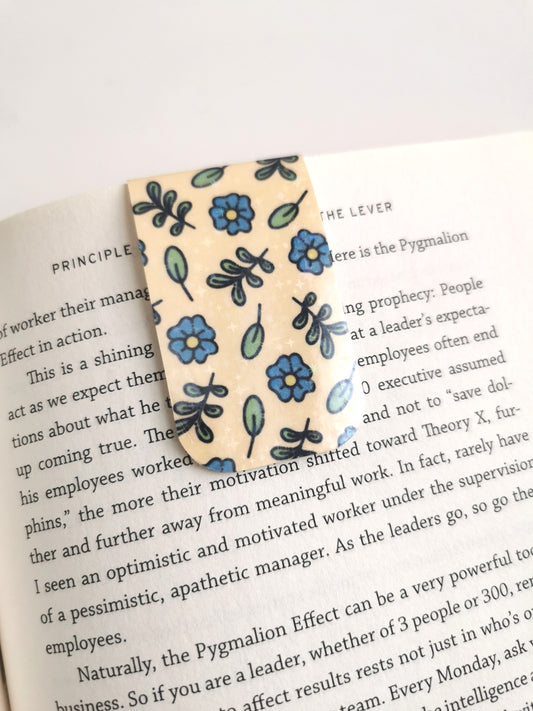Spring Flower Magnetic Bookmark