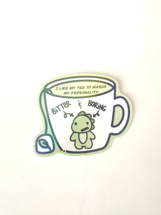 Bitter and Boring Die Cut Sticker