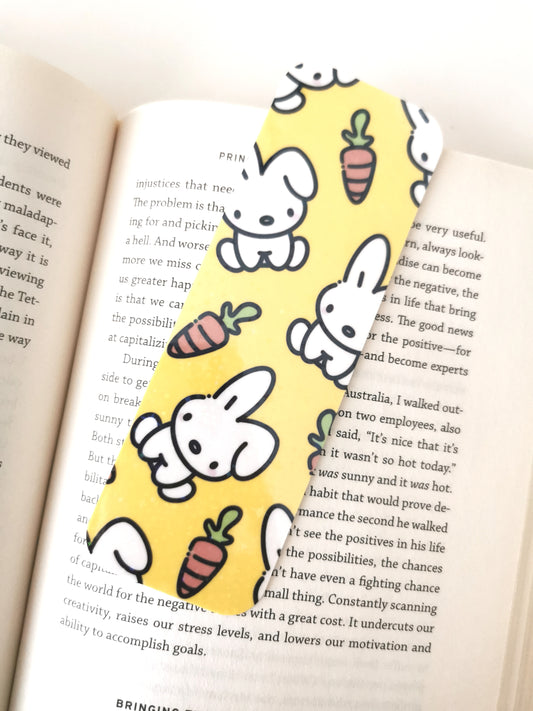 Bunny and Carrot Bookmark